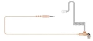 Skin-coloured acoustic tubes