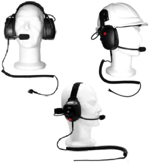 Heavy - duty headset - AI-7ex - Safety helmet adaptor