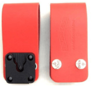 Red Leather Belt Loop-Ex